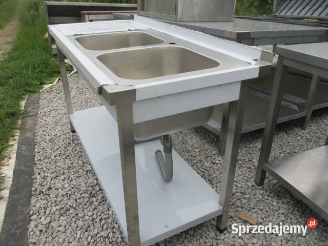 Nowy Zlew Gastronomiczny 2 Komorowy Z Półką