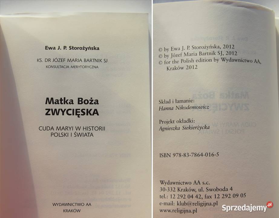 Matka Boża Zwycięska E Storożyńska J Bartnik SJ