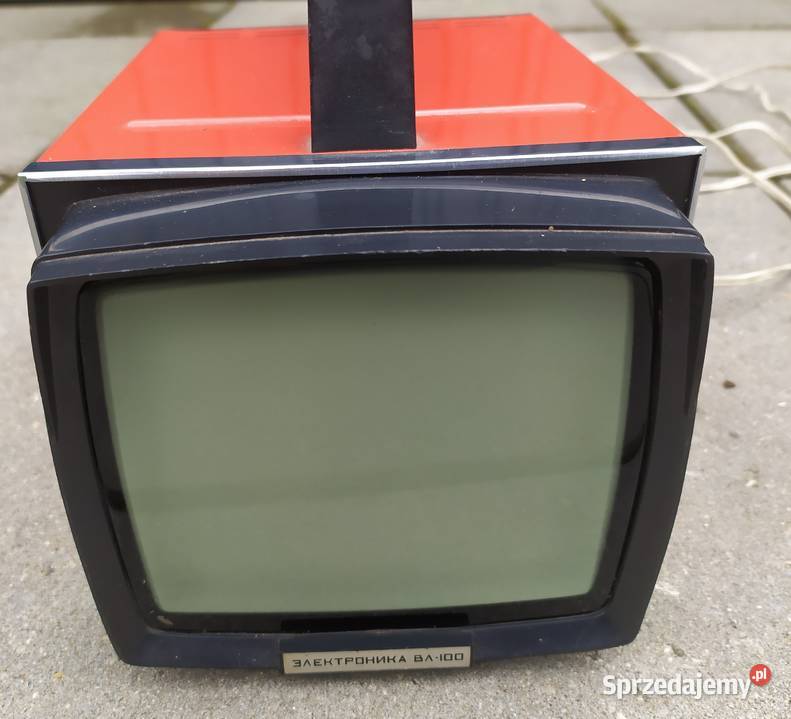 Stary radziecki telewizorek Elektronika WL100 Zielona Góra