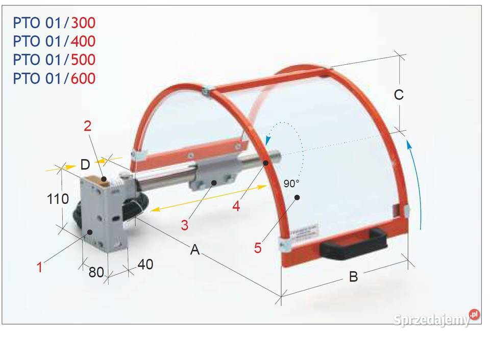 Osłona PTO 01300 PTO 01400 PTO 01500 sprzedam