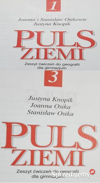 Geografia Puls ziemi 3 zeszyt Ćwiczeń Knopik Książki i Podręczniki Kielce