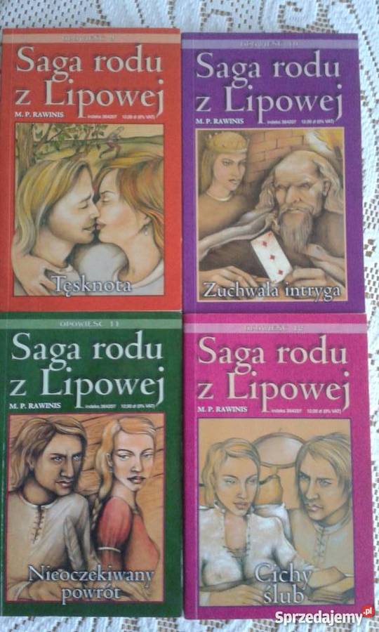 Saga rodu z Lipowej M P Rawinis 16 tomów Poznań