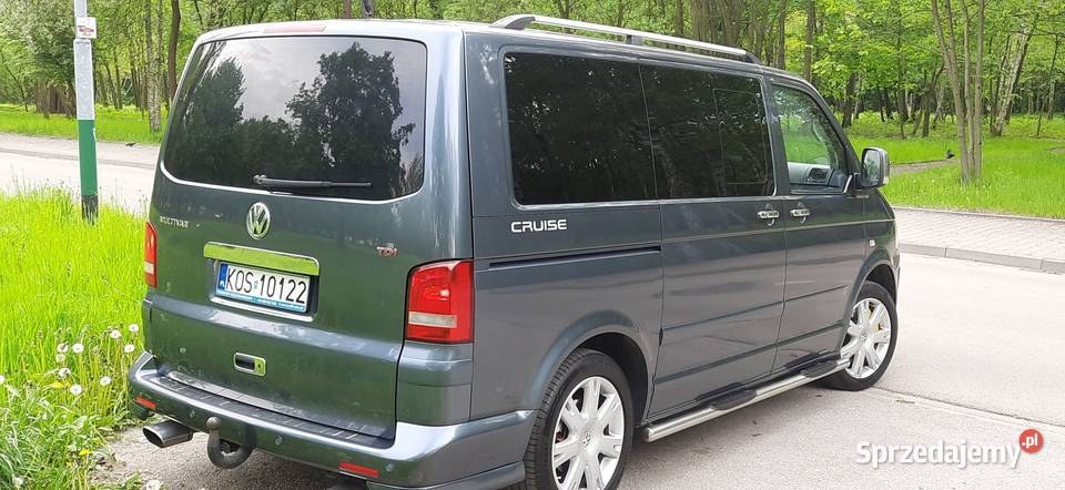 VW T5 Multivan 25 TDI 174 wersja CRUISE 2006r Grojec