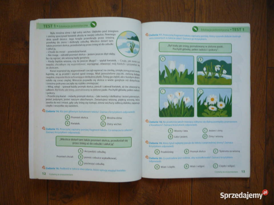 Testy kompetencji klasa 3 trzecioteścik Szczecin