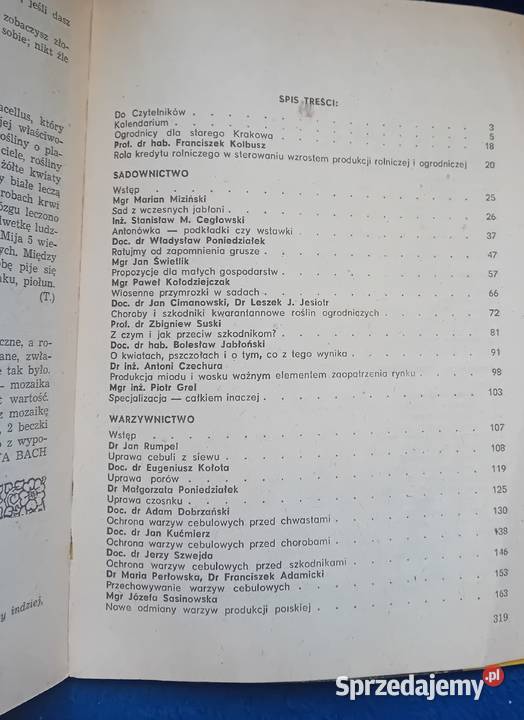 Informator ogrodniczy 1982 PWRiLTowarzystwo Antykwariat Antykwariat Koźminek