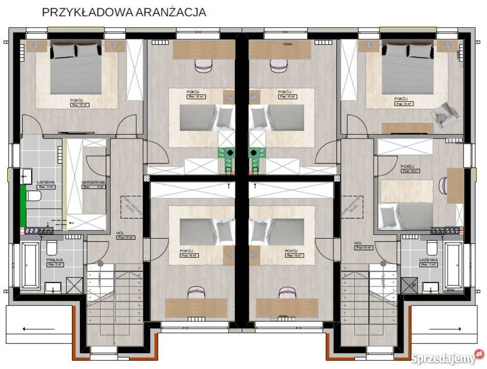 Bliźniak stan deweloperski bezpośrednio Warszawa