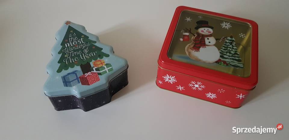 Nowa metalowa puszka na ciastka Boże Narodzenie Warszawa