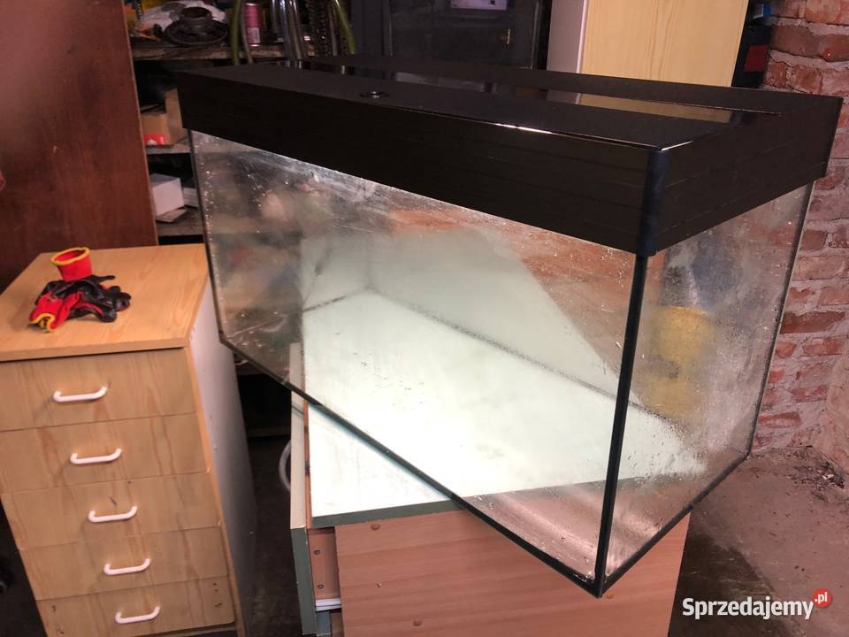 Akwarium 80x35x40 Alu pokrywa oświetlenie 112 L Justynów