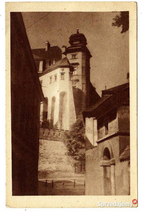 KRAKÓW WAWEL KURZA STOPKA SEPIA Antyki, Sztuka, Kolekcje Krynki