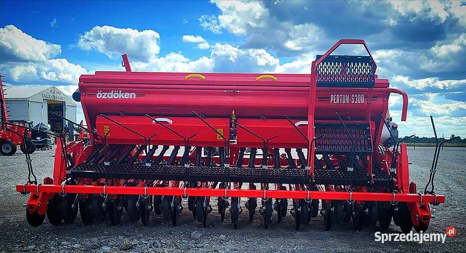 SIEWNIK zbożowy OZDOKEN dwutalerzowy precyzyjny Siewniki i sadzarki łódzkie