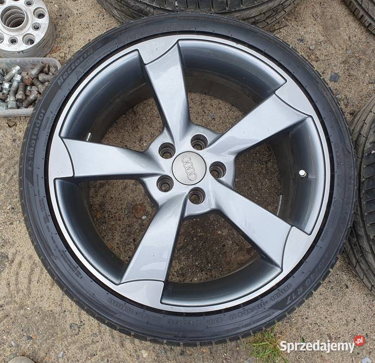 Koła alufelgi audi rotor 5x112 opony letnie Ziębice sprzedam