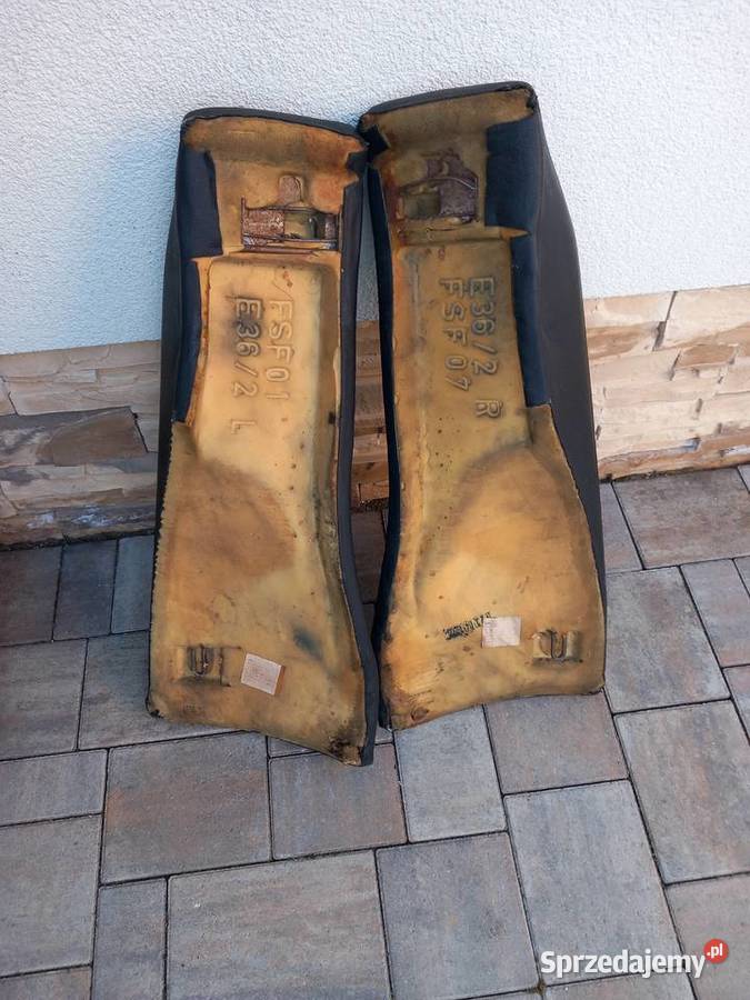 BMW e36 coupe skórzane oparcia kanapy czarna Brzozów