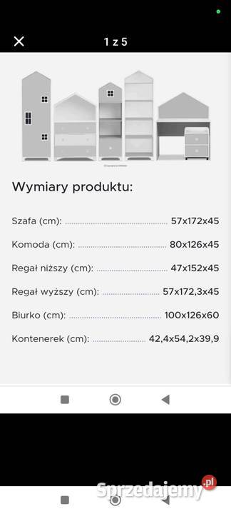 Meble do pokoju dziecięcego Konsimo Nałęczów sprzedam