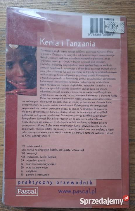 Kenia i Tanzania Pascal ISBN 8388355015 Kraków sprzedam