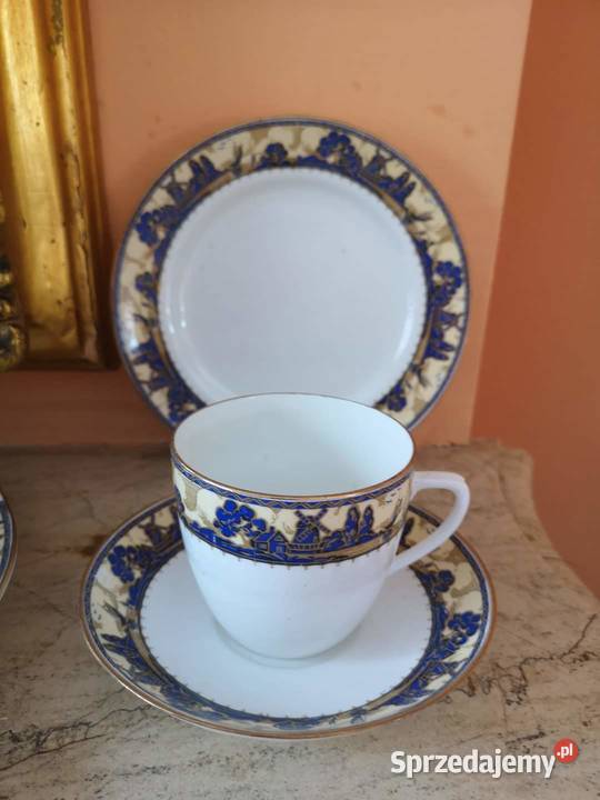 Filiżanka patera TRIOD TRADE MARK Wiatraki pomorskie Gdańsk sprzedam