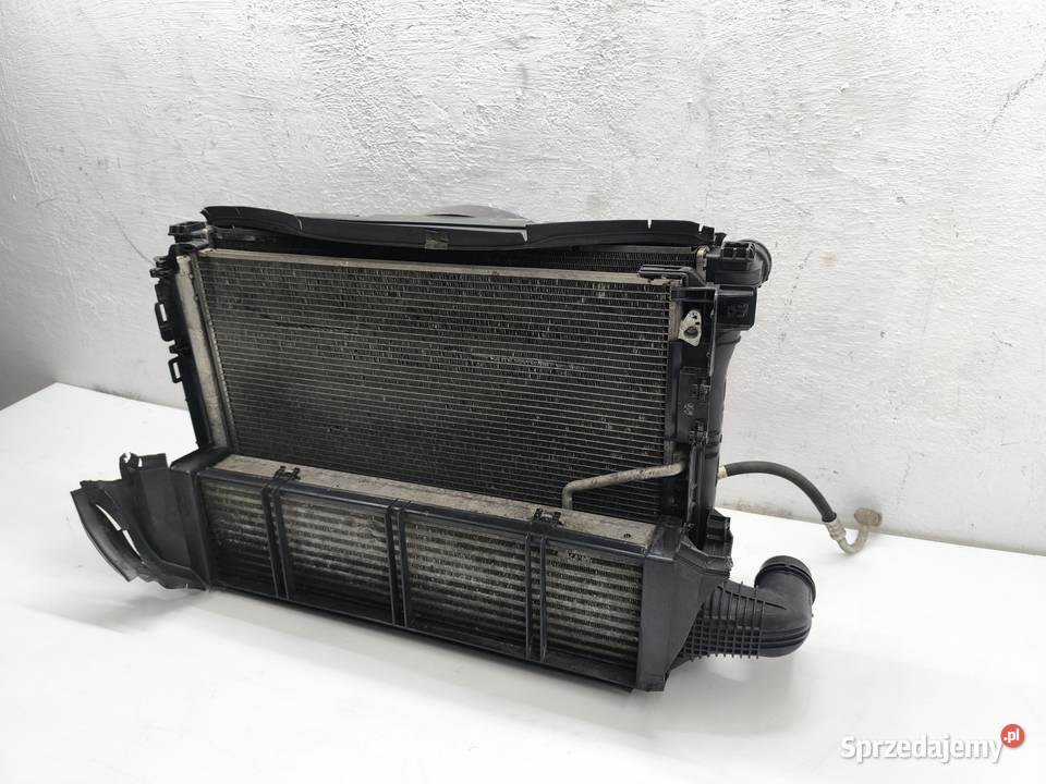 PAS PRZÓD CHŁODNICE WENTYLATOR KOMPLET MERCEDES osobowe wielkopolskie