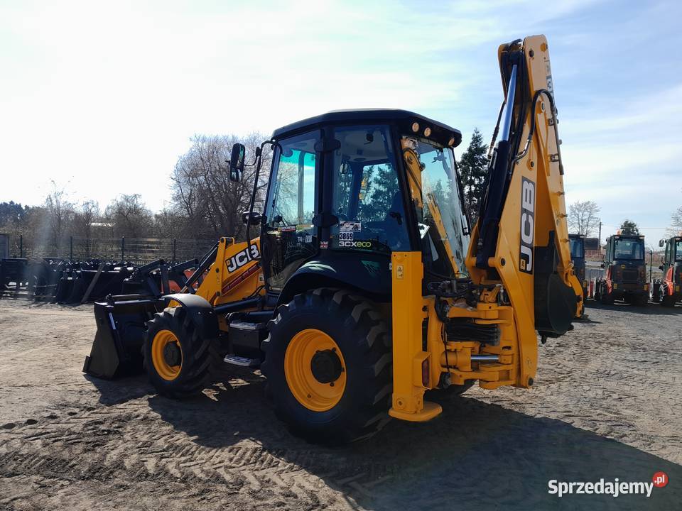JCB 3CX KOPARKOŁADOWARKA JOYSTICK CAT CASE Krotoszyn