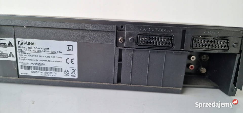 Video magnetowid FUNAI D50Y100M VHS PILOT Międzychód
