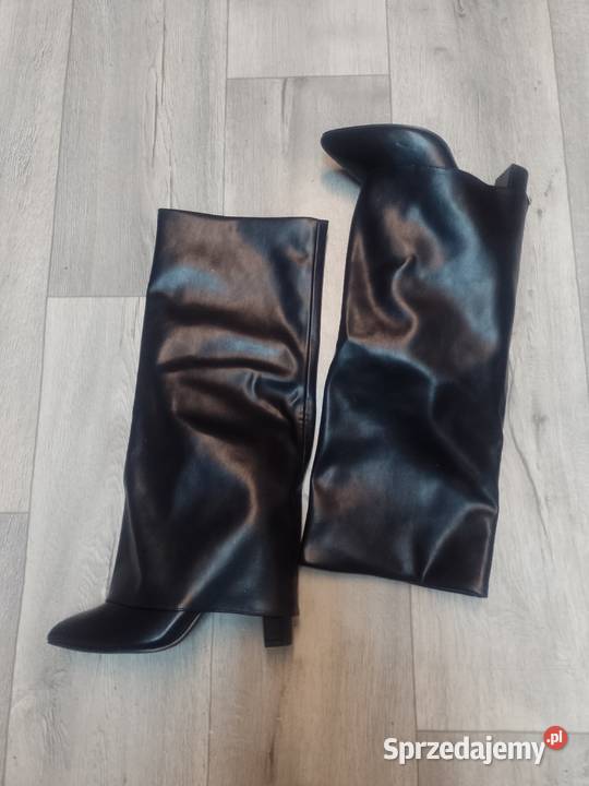 39 Ekskluzywne czarne Kozaki kowbojki wieczorowe Kraków