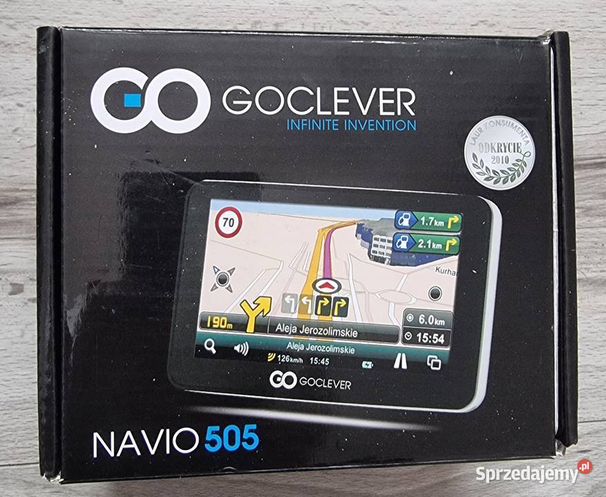 Sprawna Nawigacja GPS GoClever NAVIO 505 Uchwyt