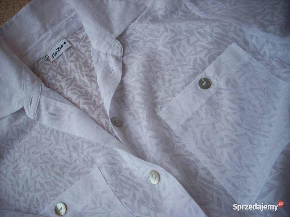 Avitano Koszula Biała wytłaczana 38 40 Nowy Sącz