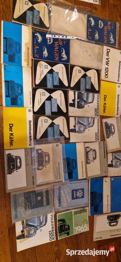 vw garbus karmann bulik ogórek instrukcja Łódź sprzedam