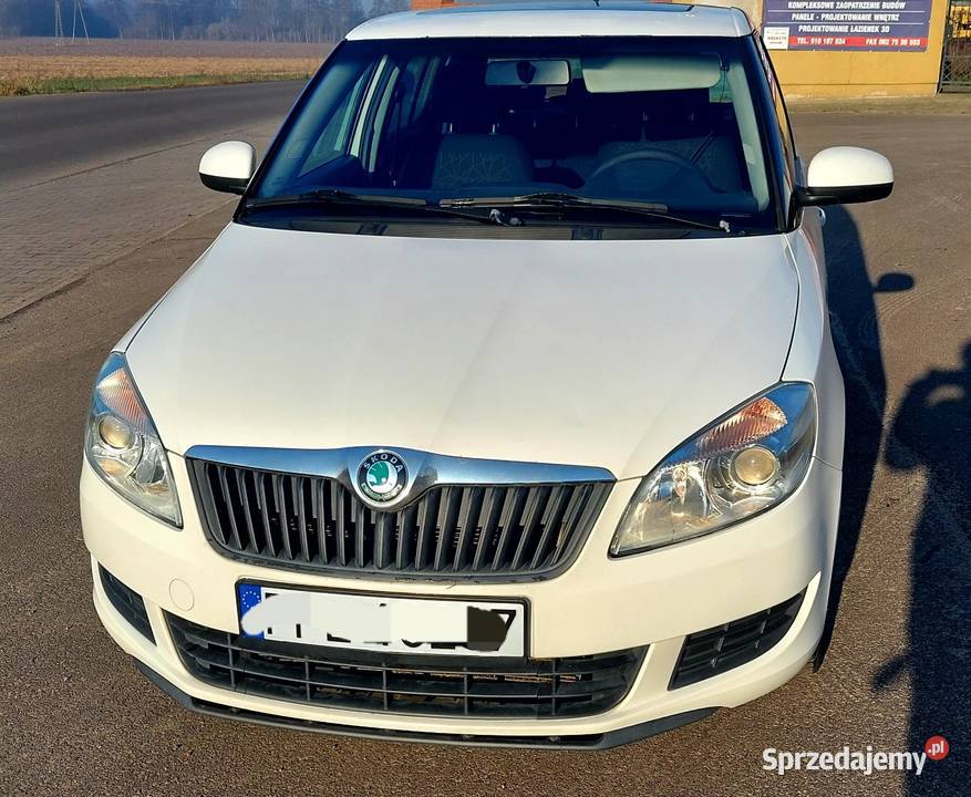 Skoda Fabia II lift 2012 biały Dobrzyca