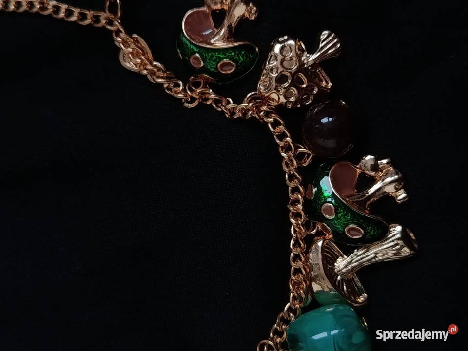 Naszyjnik nowyzłoty harmsy grzybki