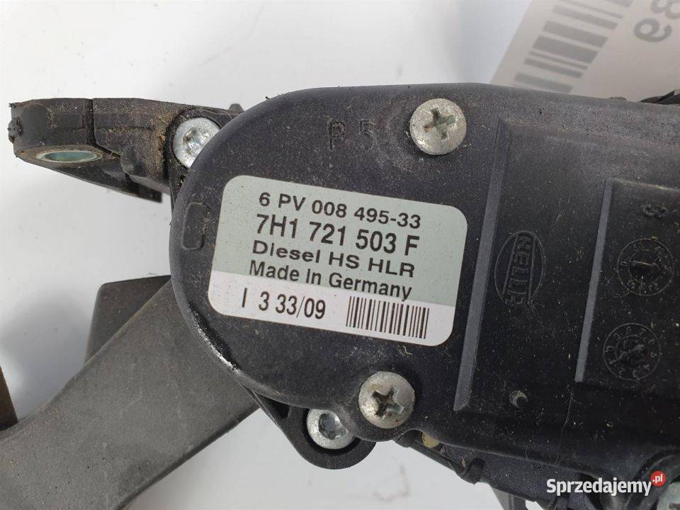 PEDAŁ VOLKSWAGEN CARAVELLE 7H1721503F Pozostałe