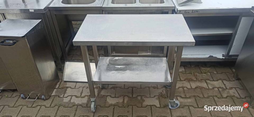 Stół jezdny z półka 90x50x90 Ostrów Wielkopolski sprzedam