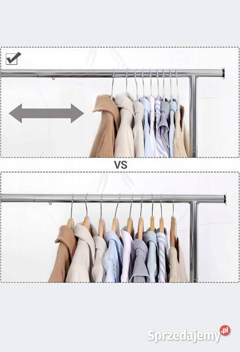 WIESZAK NA UBRANIA DO SZAFY WIESZAKI ZESTAW 50 Gorzów Wielkopolski