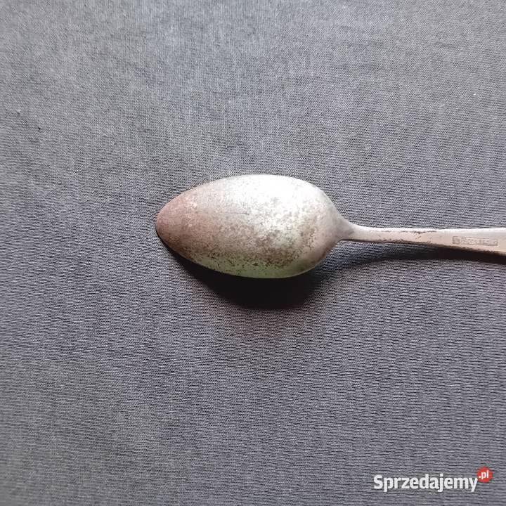 Platerowana secesyjna łyżeczka Alpacca Silber Antyki, Sztuka, Kolekcje