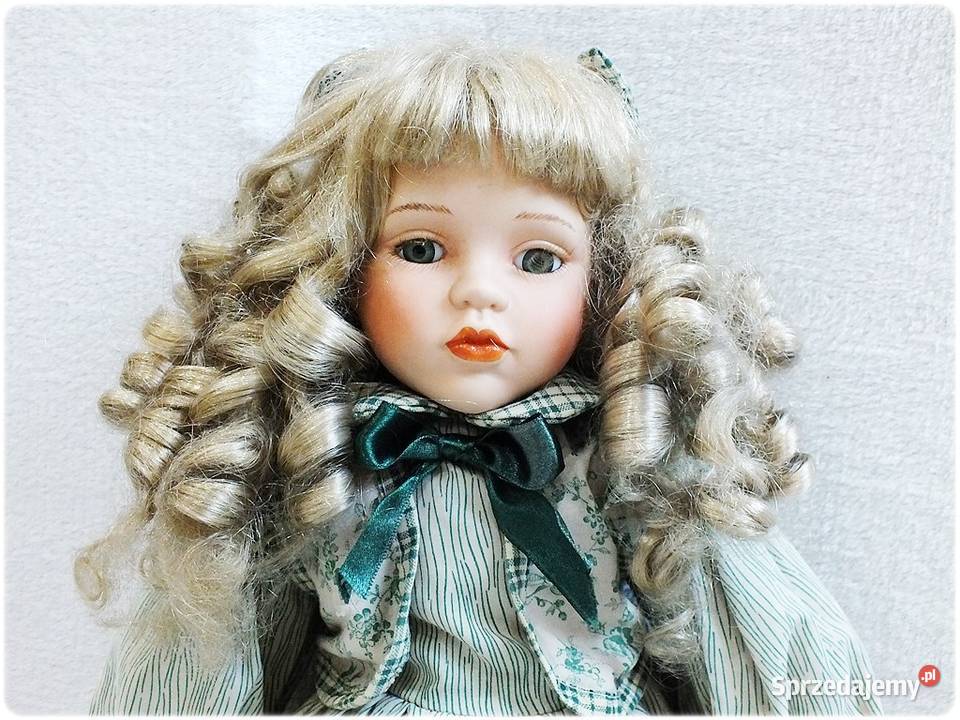 Porcelanowa stara Lalka wys52 Kolekcjonerska Pozostałe lubuskie Żary