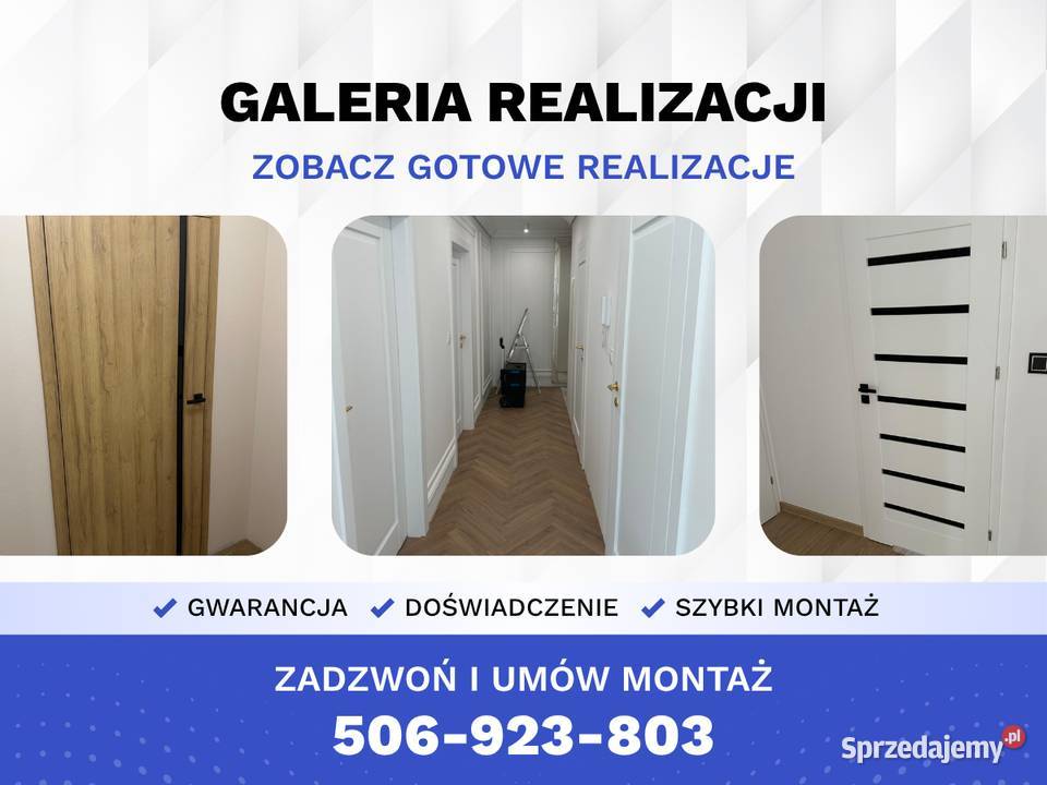 DRZWI WEWNĘTRZNE I ZEWNĘTRZNE Z MONTAŻEM świętokrzyskie Kielce sprzedam