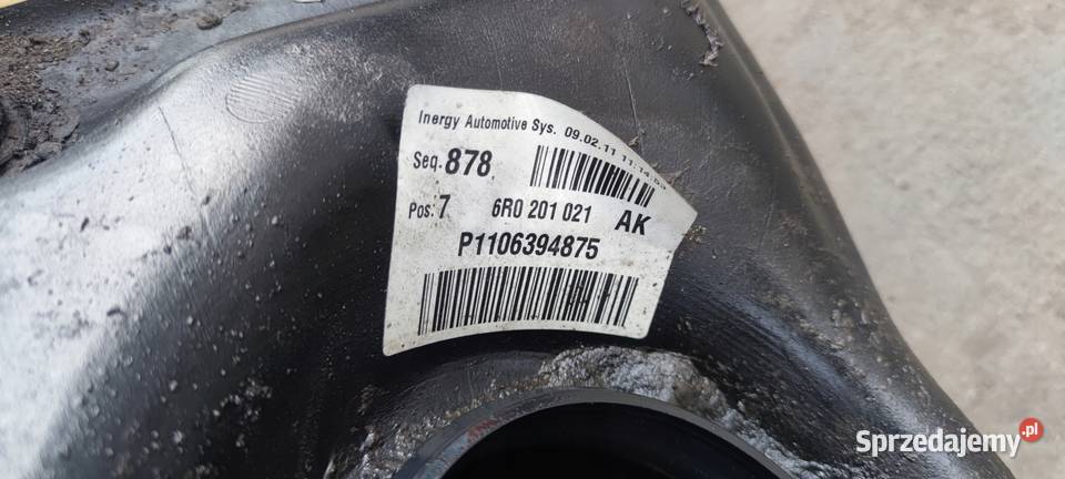 BAK ZBIORNIK PALIWA AUDI A1 16 TDI 6R0201021AK Przystajń