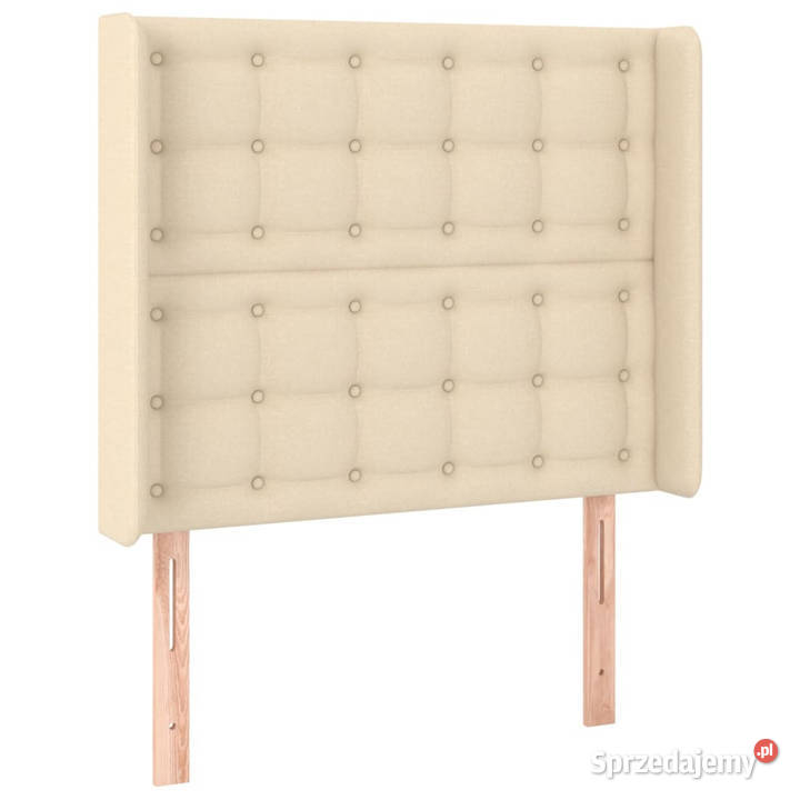 Zagłówek do łóżka z LED kremowy 83x16x118128 Warszawa