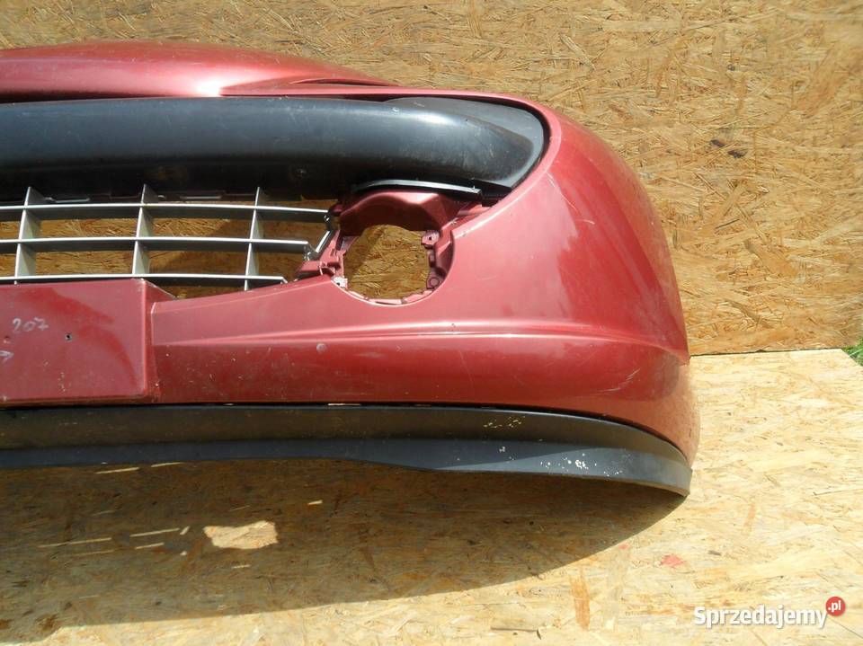 Zderzak przedni Peugeot 207 2006 wielkopolskie Nowy Tomyśl sprzedam