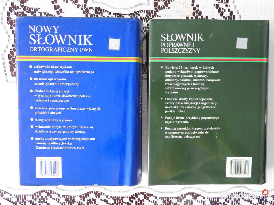 Dwa tomy słowników wydawnictwa PWN sprzedam