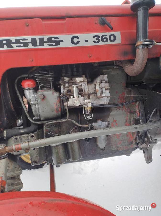 Ciągnik rolniczy Ursus c360355 zarejestrowany w Bidziny