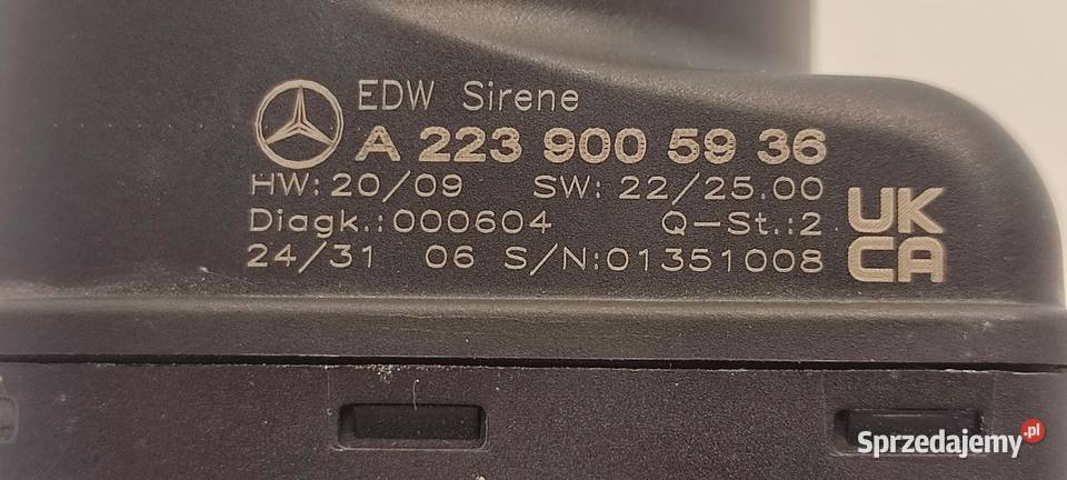 MERCEDES W247 SYRENA ALARMU A2239005936