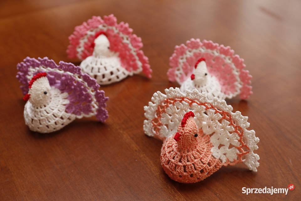 Szydełkowe ozdoby wielkanocne Zawiercie