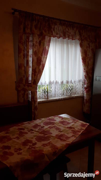 Zasłona kuchenna z lambrekinem wielokolorowy Olkusz