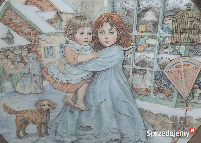 Elisabeth Woodhouse talerz dzieci Christmas Poznań