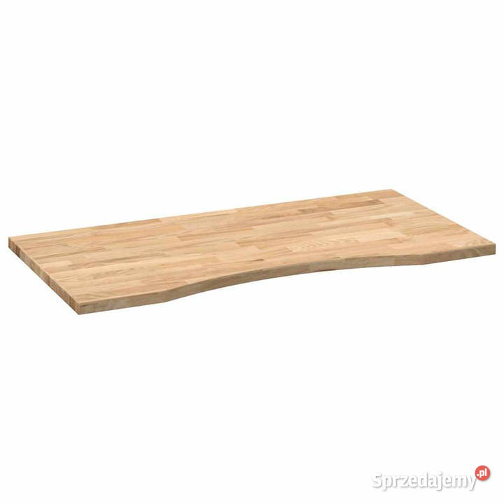Blat biurka surowe 100x60x25 lite drewno dębowe mazowieckie