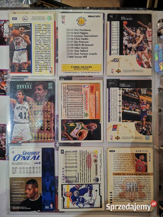 Karty NBA z lat 90tych opolskie Opole