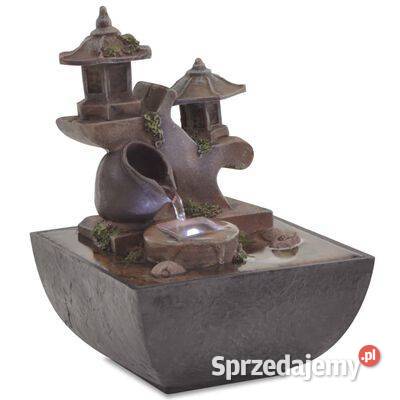 Fontanna pokojowa ze światłem LED żywica Warszawa