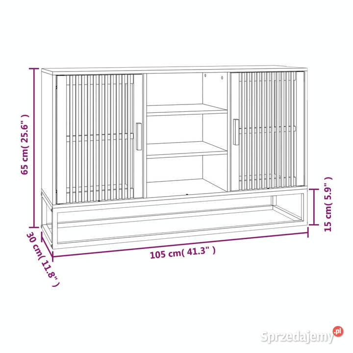 Szafka biała 105x30x65 materiał drewnopochodny Pozostałe Warszawa