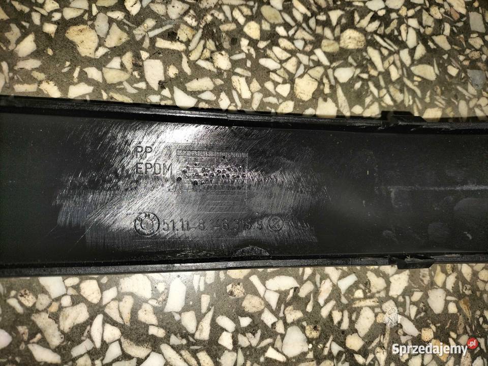 Listwa zderzaka prawa przednia BMW E36 coupe Poręba