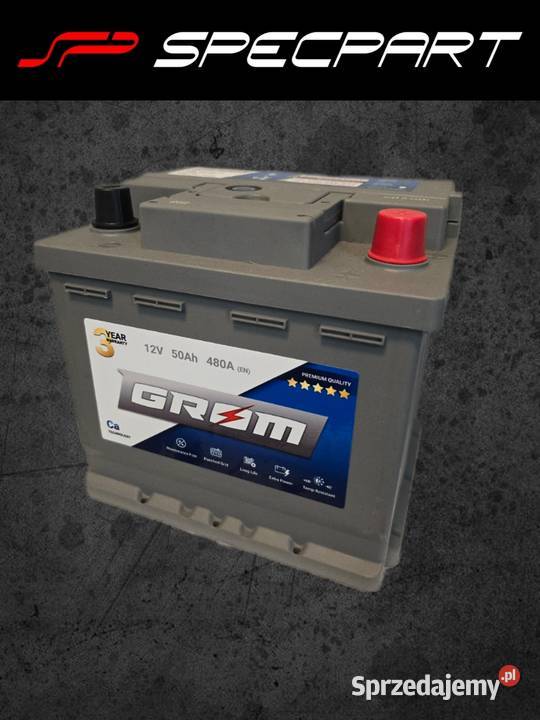 Akumulator GROM Premium 50Ah 480A EN ŁÓDŹ GÓRNA łódzkie sprzedam