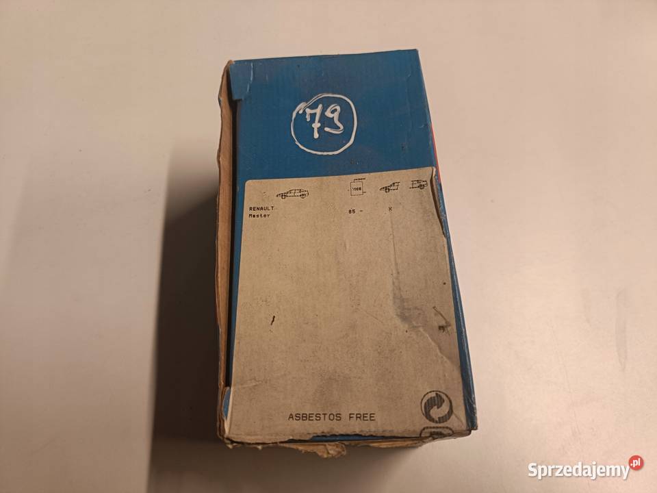 Renault Master I PRZEDNIE KLOCKI HAMULCOWE przód lubelskie Rudka